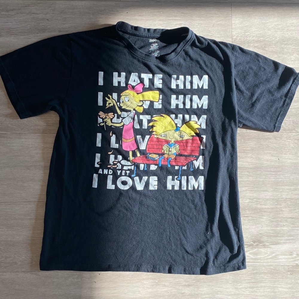 Nickelodeon Black Kids T-Shirt with Colorful Graphic